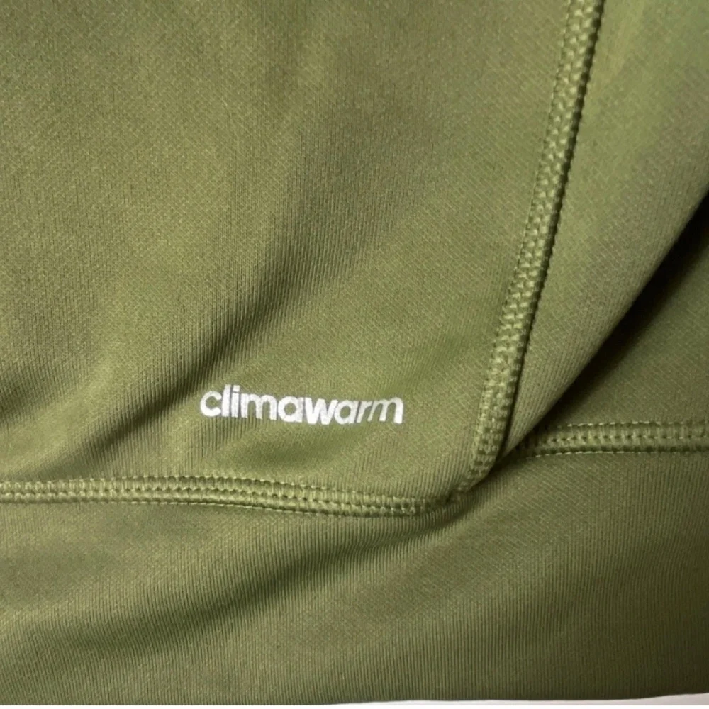 Adidas Climawarm Hoodie - Olive Green, Size‎ Small